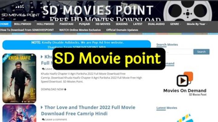SDMoviesPoint Download - Free Movies & Shows
