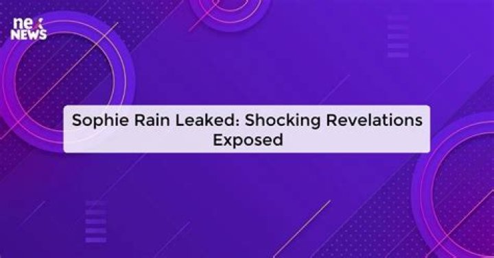 Sophie Rain OnlyFans Leak - Shocking Details Revealed!